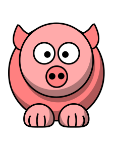 openclipart圖庫：Pig