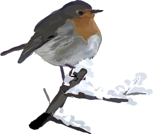 openclipart圖庫：Robin