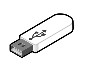 openclipart圖庫：USB Thumb Drive 3