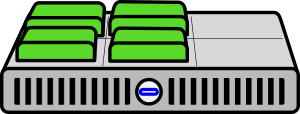 openclipart圖庫：Four Virtual Machines