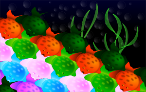 openclipart圖庫：Tessellating Fish