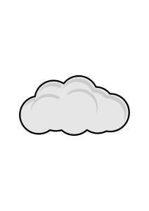 openclipart圖庫：Simple Cloud