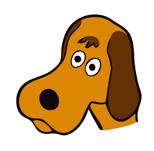 openclipart圖庫：drawn dog