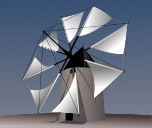 openclipart圖庫：Molino de viento