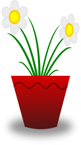 openclipart圖庫：Flower Pot