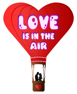 openclipart圖庫：Valentines Day Love Is In The Air