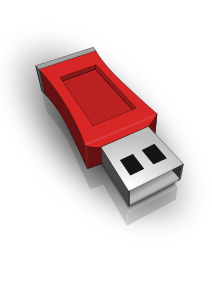 openclipart圖庫：USB stick 3D