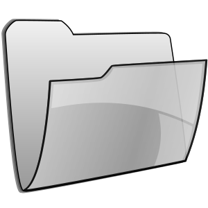 openclipart圖庫：open folder
