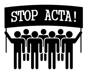 openclipart圖庫：STOP ACTA