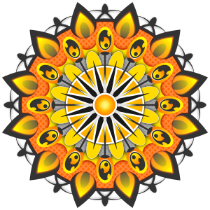 openclipart圖庫：Mandala Yellow