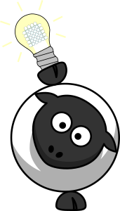 openclipart圖庫：LED sheep