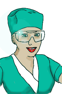 openclipart圖庫：enrolled scrub nurse