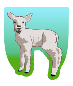 openclipart圖庫：young lamb
