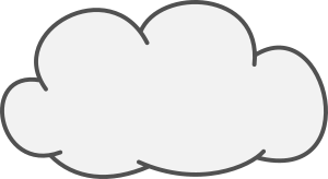 openclipart圖庫：Cumulus Cloud
