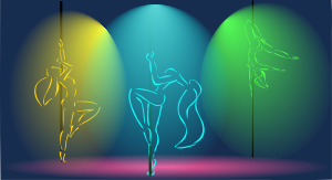 openclipart圖庫：Striptease with pool