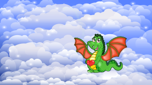 openclipart圖庫：Sexy Dragon Wallpaper