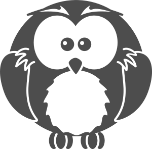 openclipart圖庫：Cartoon owl 