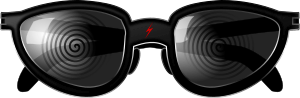 openclipart圖庫：X-Ray Spex Specs Glasses