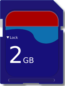 openclipart圖庫：SD card