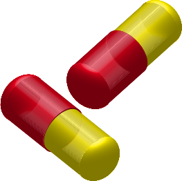 openclipart圖庫：Two capsules
