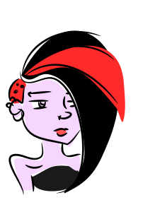 openclipart圖庫：Punk Girl