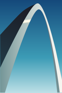 openclipart圖庫：Stainless steel arch