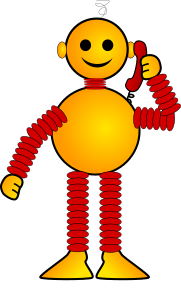 openclipart圖庫：Robot called