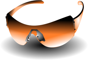 openclipart圖庫：sunglasses orange