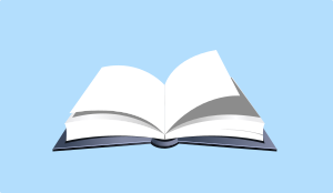 openclipart圖庫：openbook blue