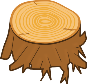 openclipart圖庫：Tree stump