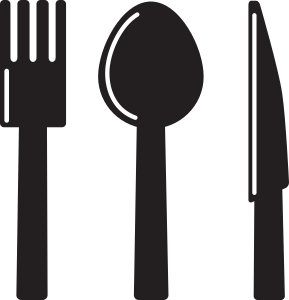 openclipart圖庫：Kitchen Icon - Knife Spoon Fork