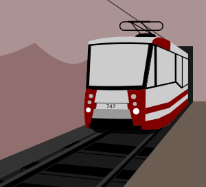openclipart圖庫：Volgograd Metrotram