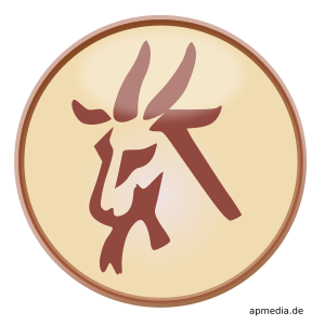 openclipart圖庫：Star Sign Goat