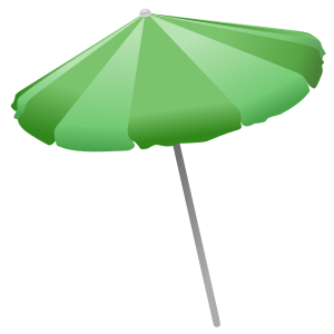 openclipart圖庫：Beach Umbrella