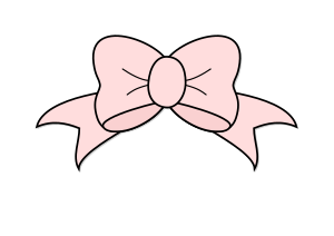 openclipart圖庫：Pink Bow