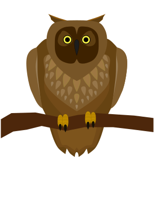 openclipart圖庫：Owl