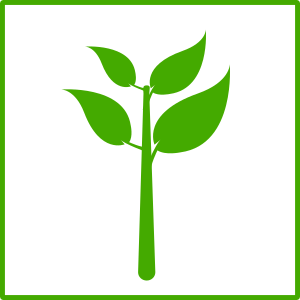 openclipart圖庫：eco green plant icon