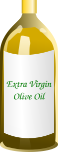 openclipart圖庫：Extra Virgin Olive Oil bottle