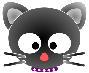 openclipart圖庫：Cute cat. Gatito