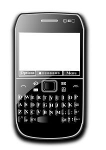 openclipart圖庫：OpenClipArt on Mobile Phone