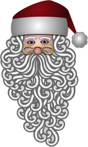 openclipart圖庫：Santa 1