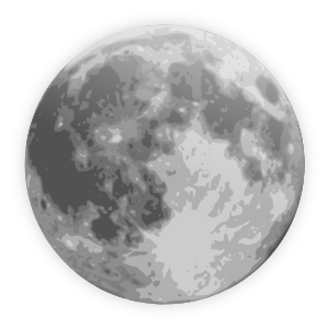 openclipart圖庫：weather icon - full moon