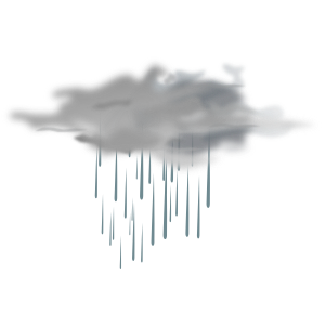 openclipart圖庫：weather icon - showers