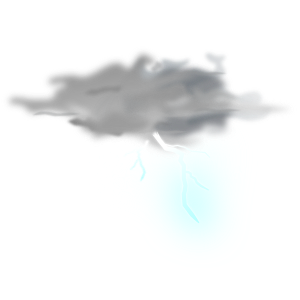 openclipart圖庫：weather icon - thunder