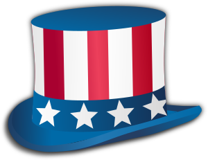 openclipart圖庫：4th July Hat