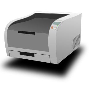 openclipart圖庫：Laser Printer 