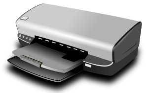 openclipart圖庫：Inkjet Printer