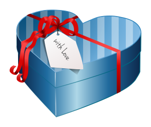 openclipart圖庫：Valentines Day - Gift Box 2
