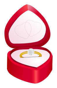 openclipart圖庫：Valentines Day - Diamonds Are Girls Best Friend