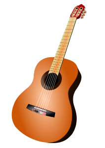 openclipart圖庫：classic guitar